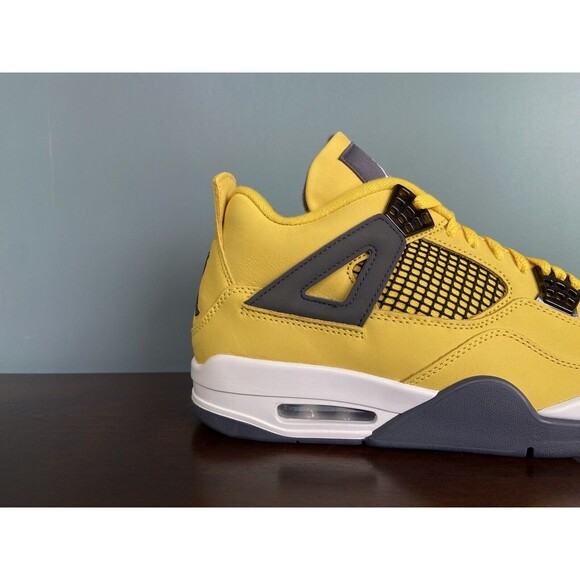 Nike Air Jordan 4 Retro "Lightning" Yellow 2021 Men's Size 12 CT8527-700 - Picture 4 of 11